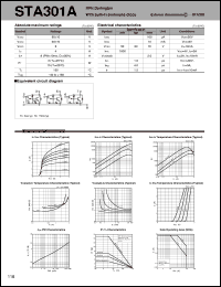 datasheet for STA301A by Sanken Electric Co.