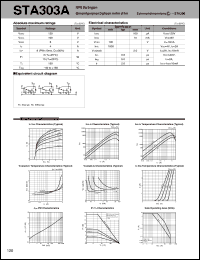 datasheet for STA303A by Sanken Electric Co.
