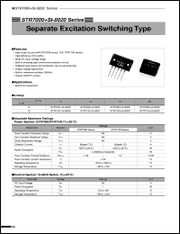 datasheet for STR7001 by Sanken Electric Co.