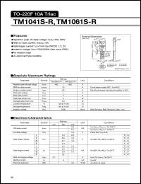 datasheet for TM1041S-R by Sanken Electric Co.