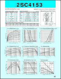 datasheet for 2SC4153 by Sanken Electric Co.