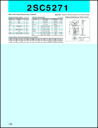 datasheet for 2SC5271 by Sanken Electric Co.