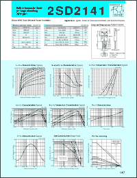 datasheet for 2SD2141 by Sanken Electric Co.