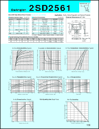 datasheet for 2SD2561 by Sanken Electric Co.