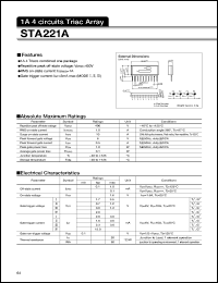 datasheet for STA221A by Sanken Electric Co.