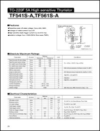 datasheet for TF541S-A by Sanken Electric Co.