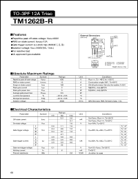 datasheet for TM1262B-R by Sanken Electric Co.