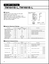 datasheet for TM1661B-L by Sanken Electric Co.