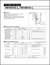 datasheet for TM1661S-L by Sanken Electric Co.