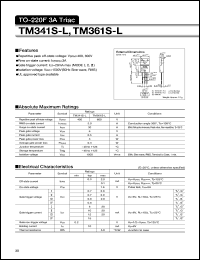 datasheet for TM341S-L by Sanken Electric Co.