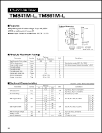 datasheet for TM841M-L by Sanken Electric Co.