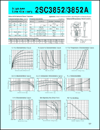 datasheet for 2SC3852 by Sanken Electric Co.