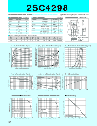 datasheet for 2SC4298 by Sanken Electric Co.