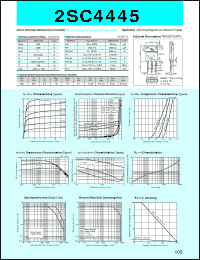 datasheet for 2SC4445 by Sanken Electric Co.