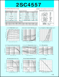 datasheet for 2SC4557 by Sanken Electric Co.