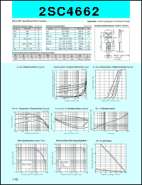 datasheet for 2SC4662 by Sanken Electric Co.