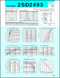 datasheet for 2SD2493 by Sanken Electric Co.