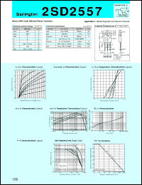 datasheet for 2SD2557 by Sanken Electric Co.