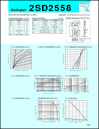 datasheet for 2SD2558 by Sanken Electric Co.