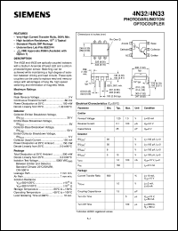 datasheet for 4N32 by Infineon (formely Siemens)