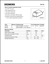 datasheet for BB565 by Infineon (formely Siemens)