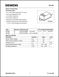 datasheet for BB689 by Infineon (formely Siemens)