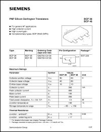 datasheet for BCP28 by Infineon (formely Siemens)