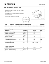 datasheet for BCR169S by Infineon (formely Siemens)