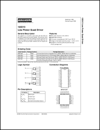datasheet for 100313DC by Fairchild Semiconductor