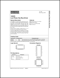 datasheet for 100323PC by Fairchild Semiconductor