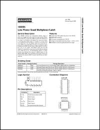 datasheet for 100355DC by Fairchild Semiconductor
