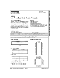 datasheet for 100360DC by Fairchild Semiconductor