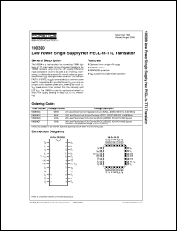 datasheet for 100390SC by Fairchild Semiconductor