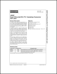 datasheet for 100397PC by Fairchild Semiconductor
