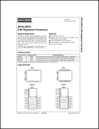 datasheet for 29F52SCX by Fairchild Semiconductor