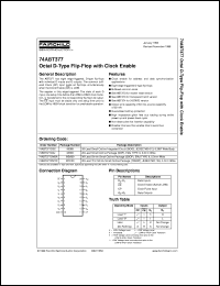 datasheet for 74ABT377CSJ by Fairchild Semiconductor