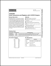 datasheet for 74ABT646CSC by Fairchild Semiconductor