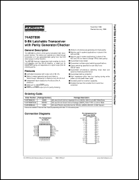 datasheet for 74ABT899CSCX by Fairchild Semiconductor
