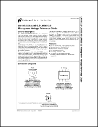 datasheet for LM385M3-2.5 by 