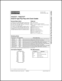 datasheet for 74AC377SCX by Fairchild Semiconductor