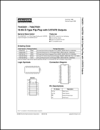 datasheet for 74AC821SCX by Fairchild Semiconductor