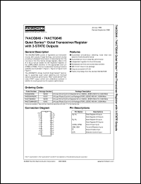 datasheet for 74ACQ646SCX by Fairchild Semiconductor