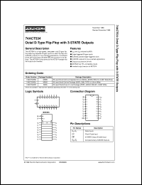 datasheet for 74ACT534SCX by Fairchild Semiconductor
