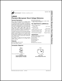 datasheet for LM4040AIM3X-4.1 by 