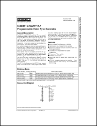 datasheet for 74ACT715RSC by Fairchild Semiconductor