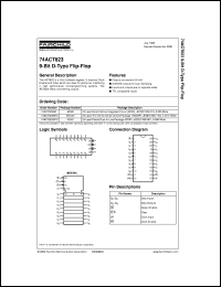 datasheet for 74ACT823SCX by Fairchild Semiconductor