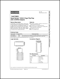 datasheet for 74ACTQ823SC by Fairchild Semiconductor
