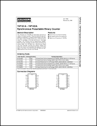 datasheet for 74F161ASC by Fairchild Semiconductor