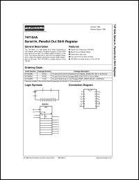 datasheet for 74F164ASJX by Fairchild Semiconductor