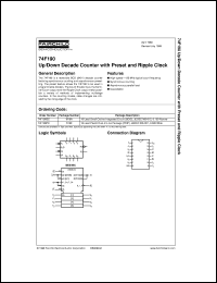 datasheet for 74F190SC by Fairchild Semiconductor